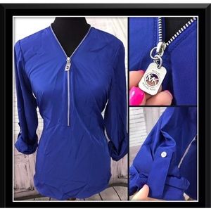 Michael Kors Womens Popover Blouse Top Sz 6 S